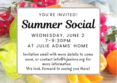 Join Us for a June Social