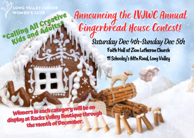 Join Our Annual LVJWC Gingerbread Contest!