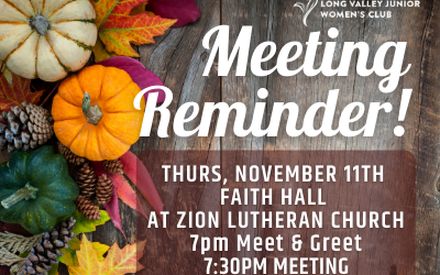 Join us for our November General Meeting